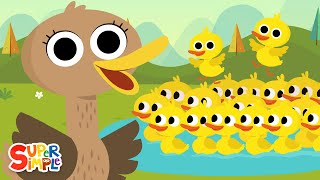 500 Ducks  Kids Songs  Super Simple Songs [upl. by Radmen495]