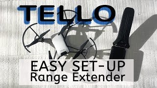 WIFI Range Extender Easy Set Up for Ryze Tello Drone [upl. by Ollecram]