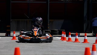 Prvenstvo Hrvatske u karting slalomu AK Racing Panda među čunjevima [upl. by Aikyn320]