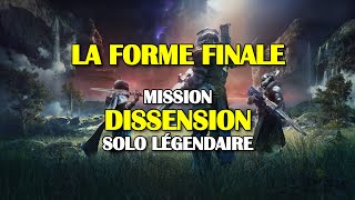 Destiny 2  Mission « Dissension » solo légendaire  La Forme Finale [upl. by Schoof242]