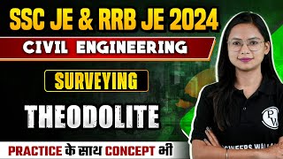 SSC JE amp RRB JE 2024  Surveying  Theodolite  Civil Engineering [upl. by Beauchamp]