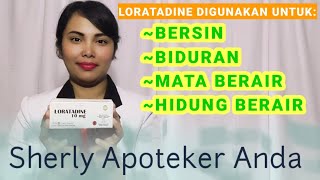 Obat Biduran Pilek Serta BersinBersin  LORATADINE Tablet [upl. by Llehcor]