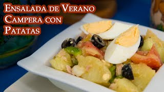 Ensalada de Verano Campera con Patatas [upl. by Gapin]