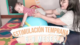 EJERCICIOS PARA BEBÉS DE 6 A 9 MESES  ESTIMULACIÓN TEMPRANA 🧸 [upl. by Shreeves]