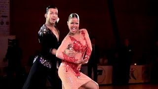 Kristijan Burazer  Martina Plohl Brno Open 2014 WDSF WO latin final  chachacha [upl. by Yug]