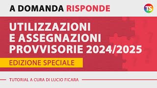 Utilizzazioni e assegnazioni provvisorie 202425 ricongiungimento e gravidanze facciamo chiarezza [upl. by Sheeree120]