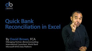 Quick Bank Reconciliation in Excel [upl. by Maillil]