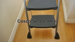 Cosco Ladder 3 Step Work Deck Folding Model w Tool Rack Shelf For Home Kitchen  Industrial Use [upl. by Ahseya]