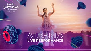 Kejtlin Gjata  Pakëz Diell  LIVE  Albania 🇦🇱  Junior Eurovision 2022 [upl. by Cornel]