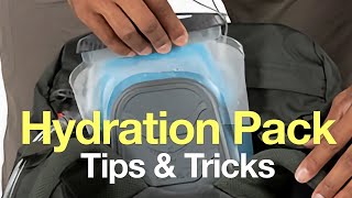 Hydration Pack  Water Bladder Tips amp Tricks [upl. by Banquer25]