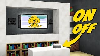 MINECRAFT ¡CÓMO HACER UN TELEVISOR FUNCIONAL EN MINECRAFT 📺 DIAMANTITO 2 EN LA TV 😍 [upl. by Oiramel]