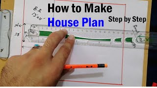 How to Make a House Plan Step by Step [upl. by Nycila]