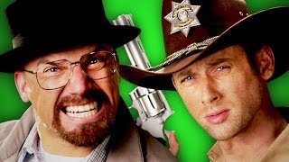 Rick Grimes vs Walter White Behind the Scenes Epic Rap Battles of History [upl. by Nahseez291]