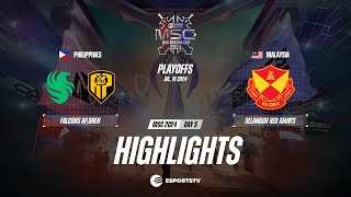 Falcons AP Bren vs Selangor Red Giants HIGHLIGHTS GRAND FINAL MSC 2024  SRG VS FCAP ESPORTSTV [upl. by Hallutama]