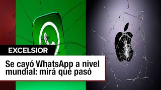 Fallas masivas en servicios de Apple y WhatsApp [upl. by Wakeen]