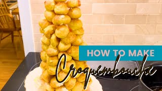 How to Make a Croquembouche  Classic French Pastry Tower [upl. by Shiri355]