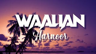 Waalian LYRICS  Harnoor 80s Remix  Synthwave  Punjabi Song houselyricsofficial [upl. by Drue]