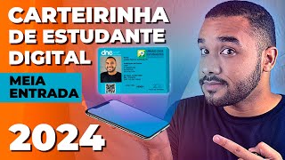 Saiba como fazer a Carteirinha de Estudante Digital 2024 MeiaEntrada [upl. by Remoh55]