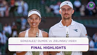 Thrilling Mixed Doubles  Gonzalez Olmos vs Zielinski Hsieh  Final  Highlights  Wimbledon 2024 [upl. by Ecertak261]