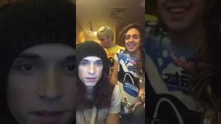 Waterparks Vans Warped Tour Facebook Live [upl. by Ahsinrev]