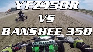 YFZ450R vs Banshee 350 [upl. by Harberd]