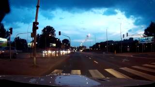 BMW M3 E92 onboard vs Motorcycles street race in Warsaw Poland [upl. by Nosae]