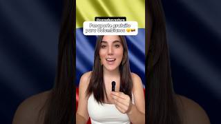 Pasaporte GRATIS 😮 noticiascolombia colombianosenelmundo colombianos tipsdeviaje [upl. by Adnara]