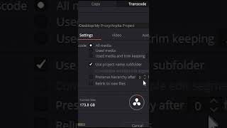 Make Proxy files easily with Davinci Resolve preserving directory structure [upl. by Timms]