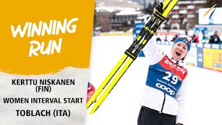 Niskanen rediscovers form in Toblach 10k  FIS Cross Country World Cup 2324 [upl. by Ssur]