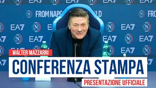 Mazzarri in conferenza stampa 🎙 Presentazione ufficiale alla vigilia di Atalanta Napoli [upl. by Aletta]