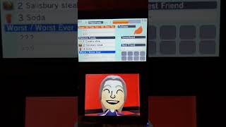 Severino Gazzellonis Alltime Favorite Food  Avocado imusici tomodachilife mii miis [upl. by Lertnom574]