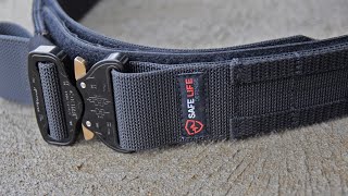 SafeLife Defense Low Profile Minimalist Tactical Belt [upl. by Naginnarb953]