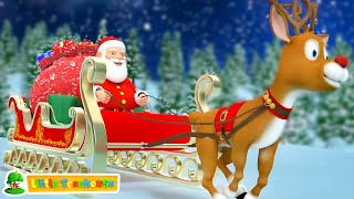 Jingle Bells Christmas Song Xmas Carol amp Cartoon Video for Kids [upl. by Persse]