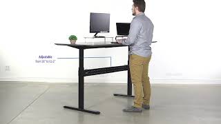 DESKSTB01B Universal Desk Frame Stabalizer by VIVO [upl. by Fatimah]