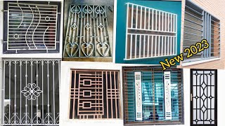 150 Modern Simple Window grills  Steel amp Iron Grill Designs  new grill design 2023 [upl. by Lasko800]