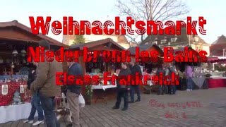 Weihnachtsmarkt Niederbronn les Bains ElsassFrankreich 2015 Teil22 [upl. by Ylram]