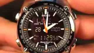 Seiko Sportura World Timer Chrono Review [upl. by Assirram910]