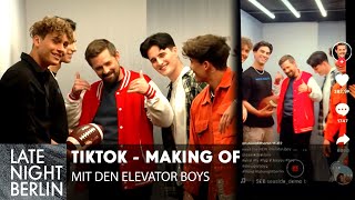 TikToks live gedreht mit den Elevator Boys amp Klaas  Late Night Berlin  ProSieben [upl. by Ardel]