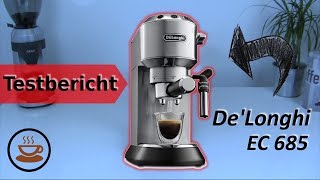 ☕ DeLonghi EC 685M Espressomaschine im Test  Die perfekte Einsteigermaschine [upl. by Nosiaj42]