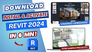 Download Install and Activate Revit 2024 for free l Step by step Tutorial l Explore New Features [upl. by Ahsenyt]