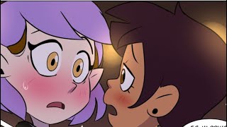 Luz y Amity y su primer besó ❤️‍🔥😱🤩Lumity de The Owl House DUB COMIC ESPAÑOL [upl. by Byrn]