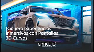 ¡Genera experiencias inmersivas con Pantallas 3D Curvas [upl. by Koorb253]