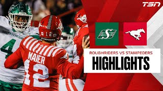 CFL WEEK 19 STAMPEDERS VS ROUGHRIDERS [upl. by Evol]