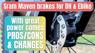 Sram Maven Brake Review  50 more power than codes for DH and Ebikes [upl. by Assilim896]