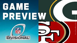 Green Bay Packers vs San Fransisco 49ers  2023 Divisional Round Game Preview [upl. by Inalej]