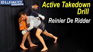 Active Takedown Drill by Reinier De Ridder [upl. by Jochebed4]