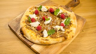 Pizza nocciola met frambozen en ricotta  LOro Nero  Mijn Popuprestaurant 2016 [upl. by Maro]