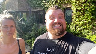 Home leg workout ft Eddie Hall  Worlds Strongest man [upl. by Ryann]