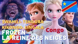 FROZEN  LA REINE DES NEIGES 4 languages of Congo [upl. by Monro]