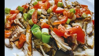 Barbecued Kippers Recipe with onions and tomatoes How to Barbecue Kippers [upl. by Tega]